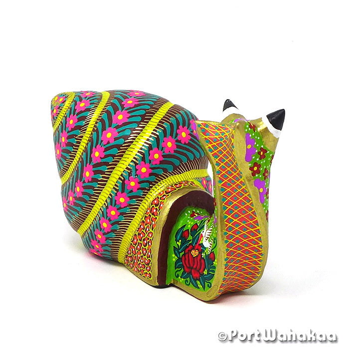 Tsuruta Snail Maria Jimenez Oaxacan Artistry Alebrije Wimberley Texas Artist - Maria Jimenez Ojeda Caracol, Carving Small Medium, San Martin Tilcajete, Snail