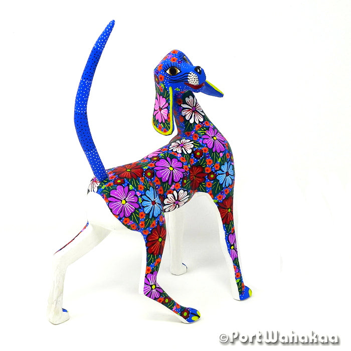 Oaxacan Carving Caguite Dog Artist - Candido Jimenez