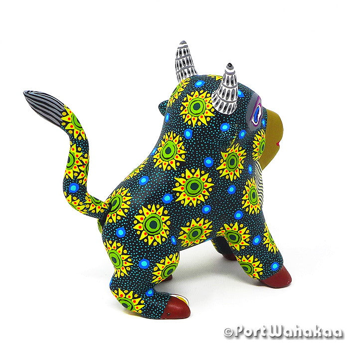 Mescalero Buffalo Folk Art Oaxacan Carvings for Sale Austin Texas Artist - Yesenia Castro Arrazola, Carving Medium