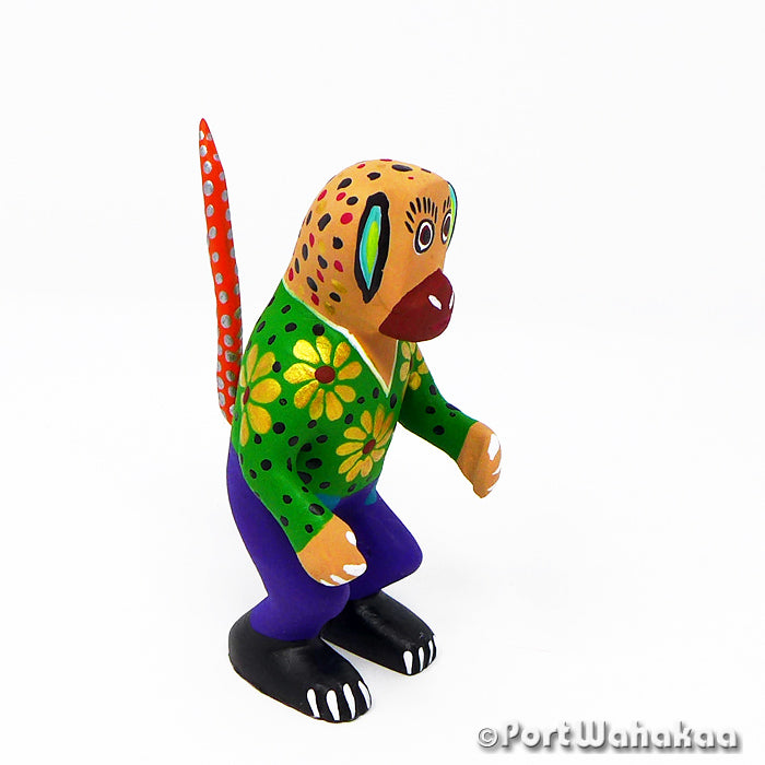 Oaxacan Wood Carvings for Sale Austin Texas Spider Monkey Artist - Jose Olivera Ape, Baboon, Carving Small, Chango, Chimp, Monkey, San Martin Tilcajete