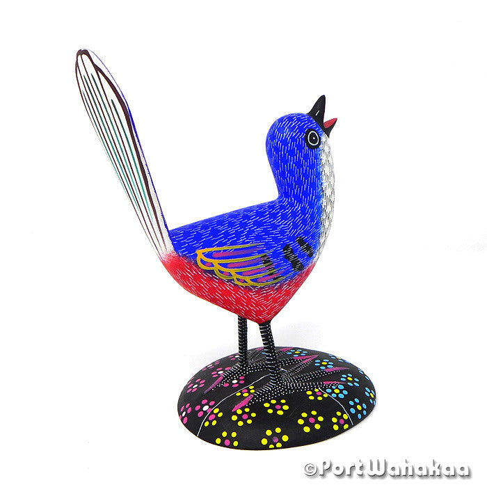 Sonora Jay Ocote Alebrije Oaxacan Animals for Sale Austin Port Wahakaa Artist - Javier Blas Avia, Bird, Carving Small Medium, Pajaro, San Pedro Cajonos