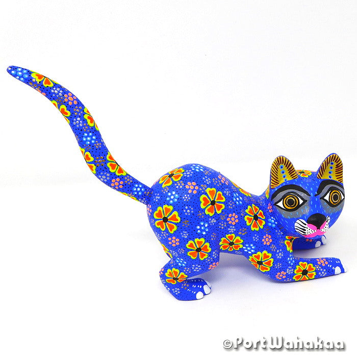 Kitten Copal Alebrije Oaxaca Animale for Sale Austin Port Wahakaa Gato Artist - Yesenia Silvia Hernandez Arrazola, Carving Medium, Cat, Gato