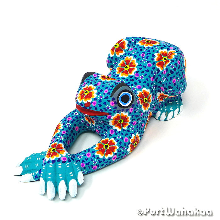 Ixcateco Toad Copal Wood Alebrije Oaxacan Carvings for Sale Texas Artist - Rocio Hernandez Arrazola, Carving Small, Frog, Rana, Sapo, Toad