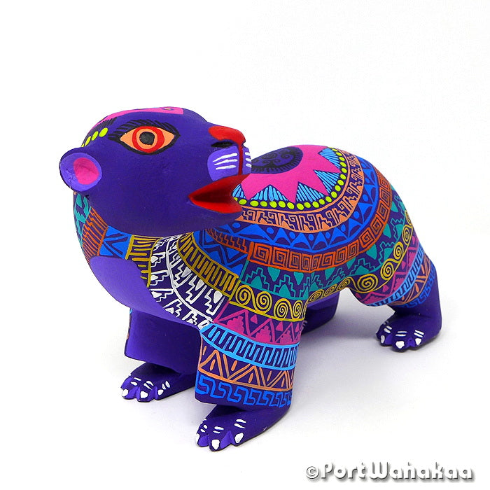 Margarito Rodriguez Mythos Bear Austin Texas Alebrije Oaxaca Carvings Artist - Margarito Rodriguez Arrazola, Bear, Carving Medium Large, Oso, Polar Bear