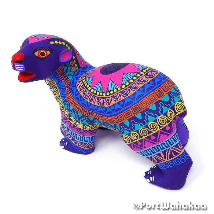 Margarito Rodriguez Mythos Bear Austin Texas Alebrije Oaxaca Carvings Artist - Margarito Rodriguez Arrazola, Bear, Carving Medium Large, Oso, Polar Bear